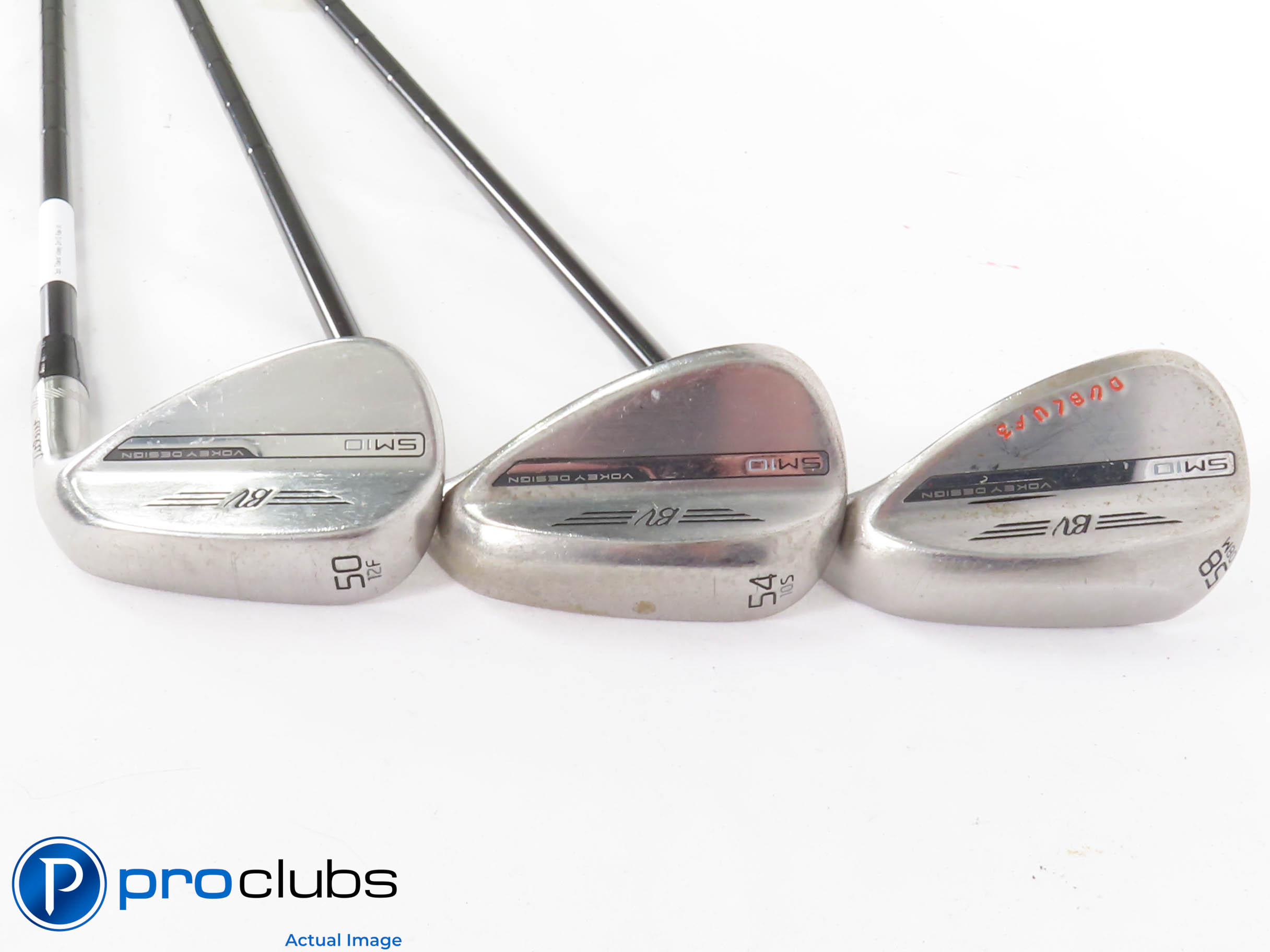 人気商品 Titleist Vokey SM10 RAW 50*, 54*, 58* Wedge Set - DG Tour クラブ